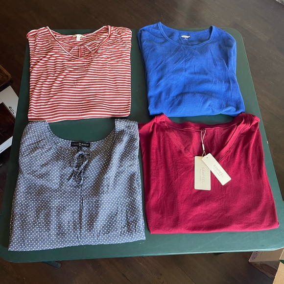 BNWT bundle of 4 plus size tops size 2X - Picture 1 of 10